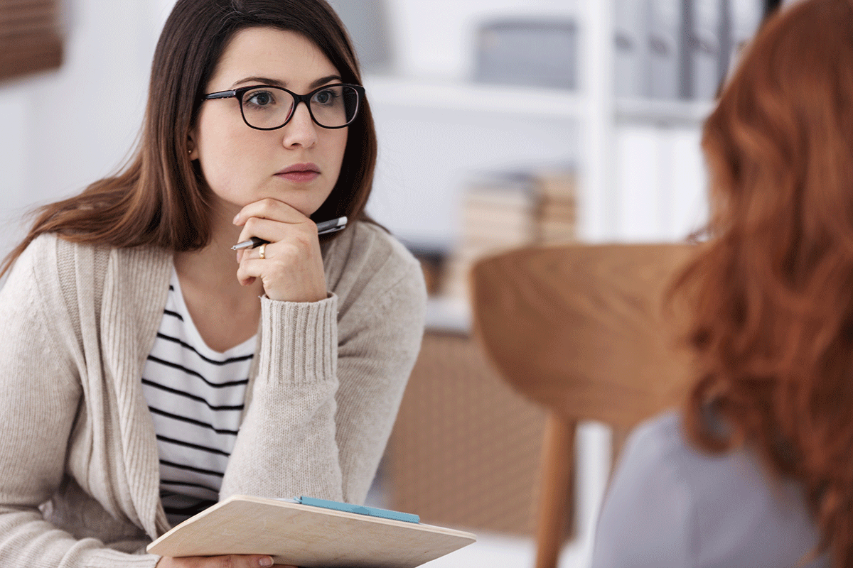 a registered behavioral technician in florida meets with a client