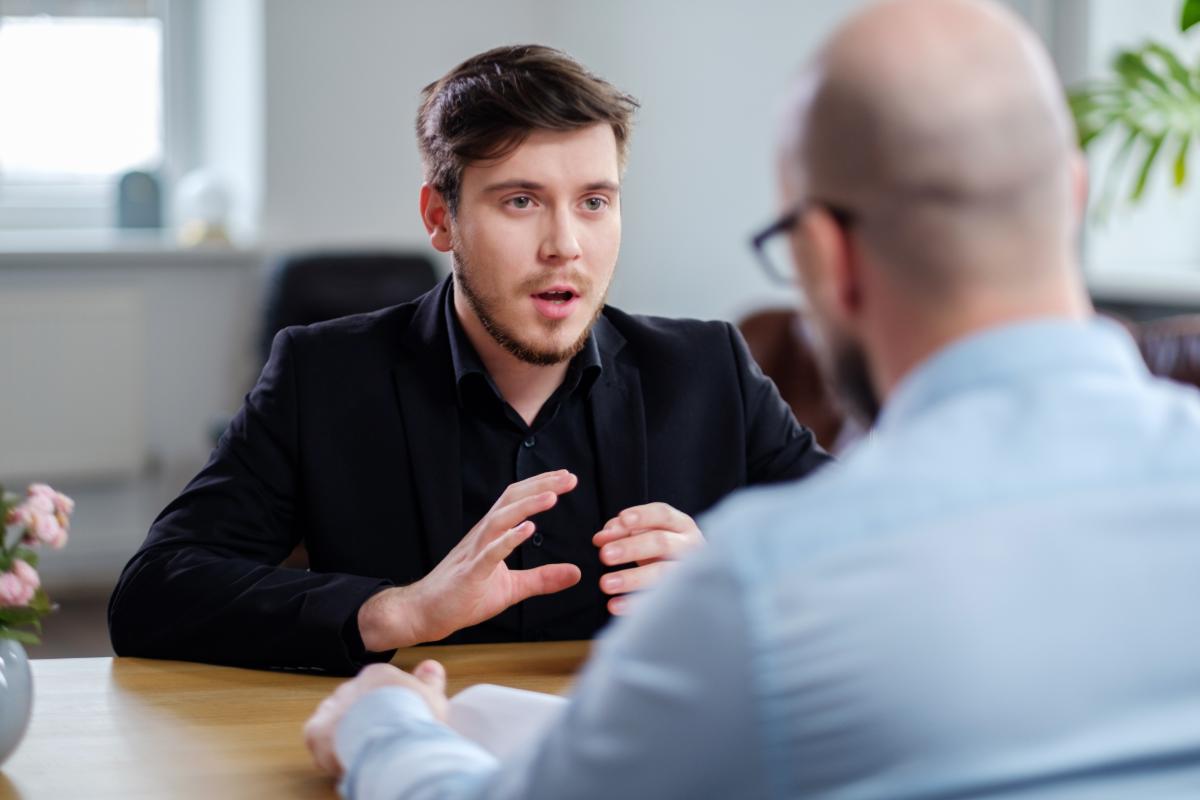 a mental health clinician works with a client